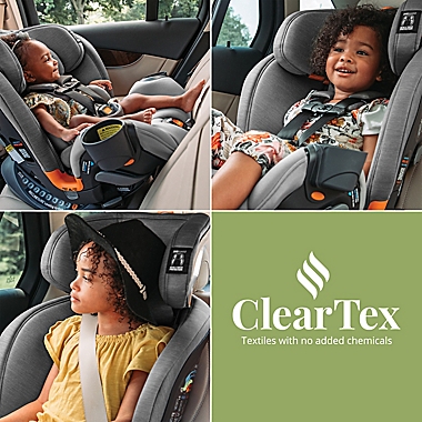 Chicco&reg; OneFit&reg; ClearTex&trade; All-In-One Car Seat in Obsidian. View a larger version of this product image.