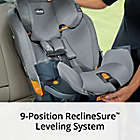 Alternate image 9 for Chicco&reg; OneFit&reg; ClearTex&trade; All-In-One Car Seat in Obsidian