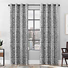 Alternate image 0 for Scott Living Osaka  Cotton Blend Total Blackout 96-Inch Grommet Window Curtain Panel in Gray