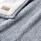Alternate image 1 for UGG&reg; Sherpa Blanket in Ash Fog