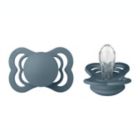 Alternate image 0 for BIBS&reg; 0-6M 2-Pack Supreme Silicone Pacifiers in Petrol