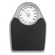 Thinner&reg; XL Dial Analog Precision Bathroom Scale in Black
