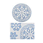 Alternate image 6 for Madison Park&reg; Casablanca Medallion Cotton Tufted 20" x 30" Bath Rug in Blue