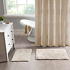 Alternate image 1 for Madison Park Signature Ritzy 100% Cotton Solid Tufted Bath Rug Set in Natural (Set of 2)