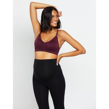 Motherhood Maternity&reg; X-Large Seamless Clip Down Maternity and Nursing Bra in Wine. View a larger version of this product image.