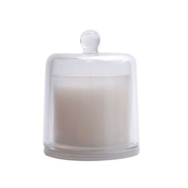Everhome&trade; Sanoli Rose &amp; Sage 9 oz. Jar Candle with Cloche Lid. View a larger version of this product image.