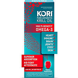 Kori® 60-Count Pure Antarctic Krill Oil 600 mg Softgels