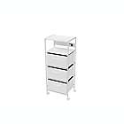 Alternate image 6 for Simply Essential&trade; Storage Cart with USB Charging Station in Bright White