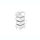Alternate image 2 for Simply Essential&trade; Storage Cart with USB Charging Station in Bright White