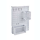 Alternate image 0 for Squared Away&trade; Organizer Cart Pegboard &amp; Accessories in White