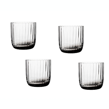 Studio 3B&trade; Optic Double Old Fashioned Glasses in Smoke (Set of 4). View a larger version of this product image.