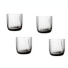 Alternate image 1 for Studio 3B&trade; Optic Double Old Fashioned Glasses in Smoke (Set of 4)