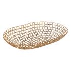 Alternate image 0 for Home Essentials 18-Inch x 10.5-Inch Oblong Wired Decorative Tray in Gold