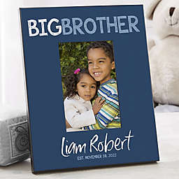 Big Brother Personalized 4-Inch x 6-Inch Vertical Tabletop Frame