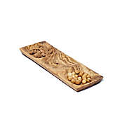 Kamsah 3-Section Olive Wood Serving Dish in Brown