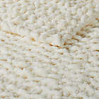 Alternate image 2 for Madison Park&reg; Chenille Chunky Knit Throw in Ivory