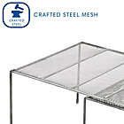 Alternate image 4 for Squared Away&trade; Expandable Metal Mesh Cabinet Shelves in Matte Nickel (Set of 2)