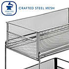 Alternate image 4 for Squared Away&trade; 2-Tier Mesh Storage Cabinet w/ Sliding Basket Drawers in Matte Nickel