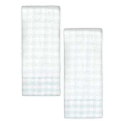 Bee &amp; Willow&trade; Gingham Check 2-Piece Hand Towel Set