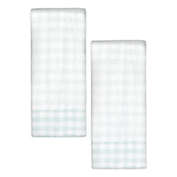 Bee &amp; Willow&trade; Gingham Check 2-Piece Hand Towel Set in Smoke