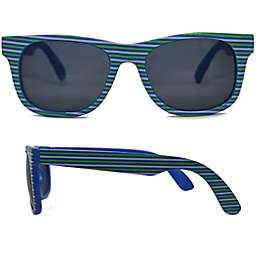 On The Verge Size 0-24M Wayfarer Sunglasses in Blue/Green