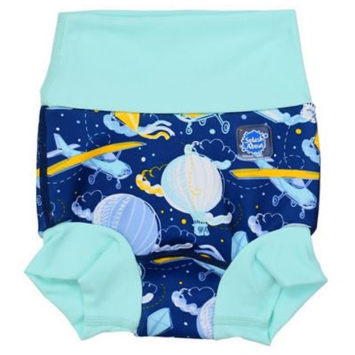 , XL/ 3-5 Years BabyPreg Baby Kids Swim Nappies Cover Diaper Pants High-Waisted Belly Protection Swimming Shorts Fish