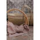 Alternate image 2 for BIBS&reg; Organic Cotton Cuddle Swaddle in Blush
