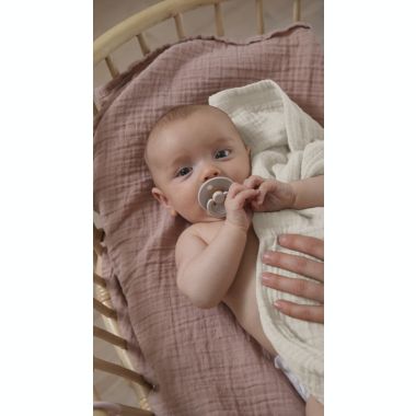BIBS&reg; Organic Cotton Cuddle Swaddle in Blush. View a larger version of this product image.