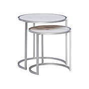 Raley Nesting Tables in Silver