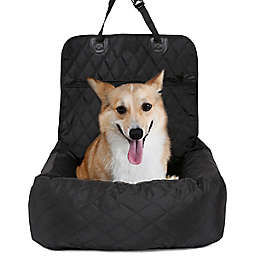 Pet Life® Pawtrol Dual Converting Car Seat and Pet Bed in Black