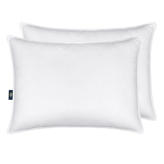 Alternate image 1 for Serta® Down Illusion 2-Pack Medium Density Bed Pillows