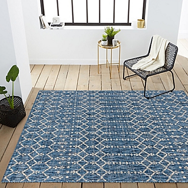 JONATHAN Y Ourika Moroccan Geometric Textured Weave Area Rug. View a larger version of this product image.