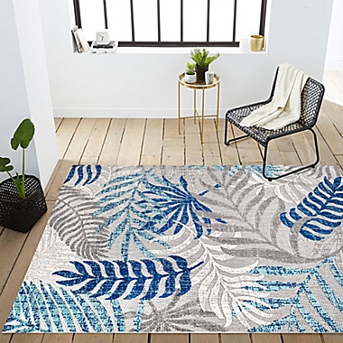 JONATHAN Y Tropics Palm Leaves Indoor/Outdoor Rug. View a larger version of this product image.