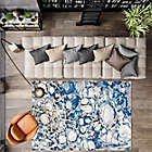 Alternate image 1 for JONATHAN Y Pebble Navy & Gray Marbled Abstract Dark Gray/Blue 8&#39; x 10&#39;Area Rug