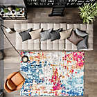 Alternate image 1 for JONATHAN Y Sunset Modern Abstract Blue/Multi 8&#39; x 10&#39;Area Rug
