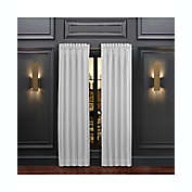 J. Queen New York&trade; Becco Rod Pocket Window Curtain Panels in White (Set of 2)