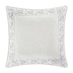 J. Queen New York Becco Border European Pillow Sham in White