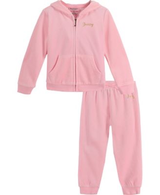 Details about   JUICY COUTURE Pink Velour Footie and Bib Baby Girl Size 3-6 Months  NWT $58