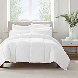 Serta® Simply Clean™ Twin/TXL Comforter Set in White