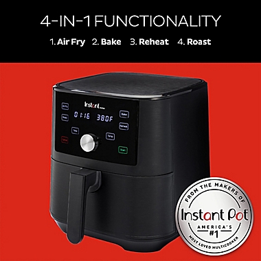 Instant&trade; Vortex&trade; 6-Quart 4-in-1 Air Fryer in Black. View a larger version of this product image.