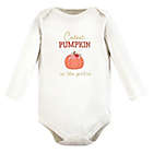 Alternate image 1 for Hudson Baby&reg; 3-Piece Cutest Pumpkin Long Sleeve Bodysuits in Orange