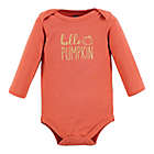 Alternate image 3 for Hudson Baby&reg; Size 0-3M 3-Piece Cutest Pumpkin Long Sleeve Bodysuits in Orange