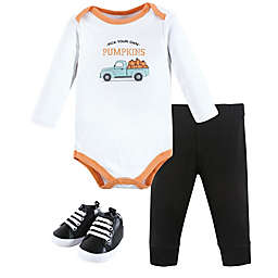 Hudson Baby® Size 12-18M Truck Bodysuit, Pant and Shoe Set