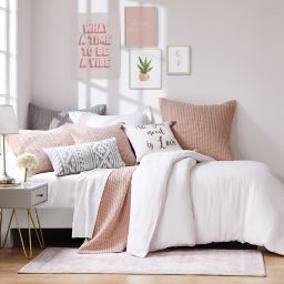 Levtex Home Washed Linen Duvet Cover in Coal