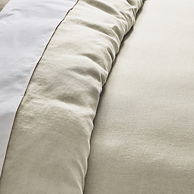 Levtex Home Washed Linen King Duvet Cover in Natural. View a larger version of this product image.