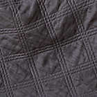 Alternate image 3 for Levtex Home Washed Linen Quilted Throw Blanket in Charcoal