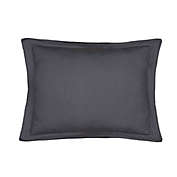 Levtex Home Washed Linen King Pillow Sham in Coal