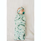 Alternate image 2 for Copper Pearl&reg; Size 0-4M Bahama Knit Bow Headband in Green