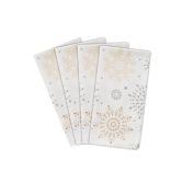 Bee &amp; Willow&trade; Snowfall Christmas Napkins in Silver/Gold (Set of 4)