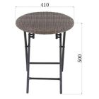 Alternate image 3 for Bee & Willow&trade; Barrington Wicker Folding Accent Table in Brown